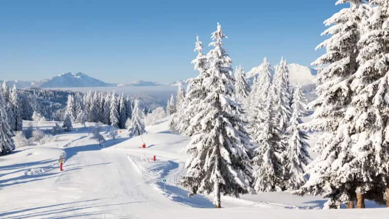 Langlaufen tussen de schoorstenen op Mont Cally