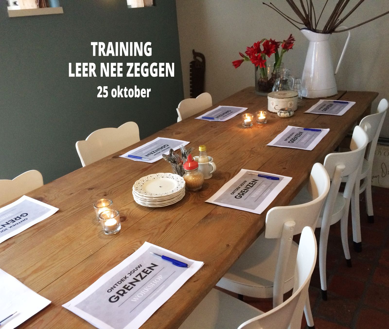 Trainingsdag 'Leer NEE zeggen' en je grenzen bewaken 24 februari 2018