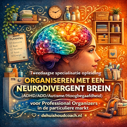 [ONB] Inschrijving Opleiding Organiseren met een neurodivergent brein | 2026 - september