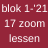 Blok 1 2021 - 17 zoom lessen