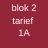 Blok 2 2021 - Tarief 1A