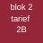 Blok 2 2021 - Tarief 2B