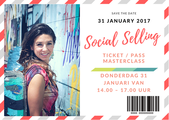 Masterclassticket inclusief Boek Social Selling. Offline Masterclass op 28 maart 2018