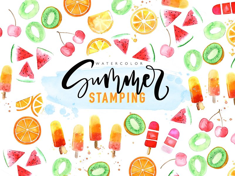 Watercolor Summer Stamping Workshop WCSS