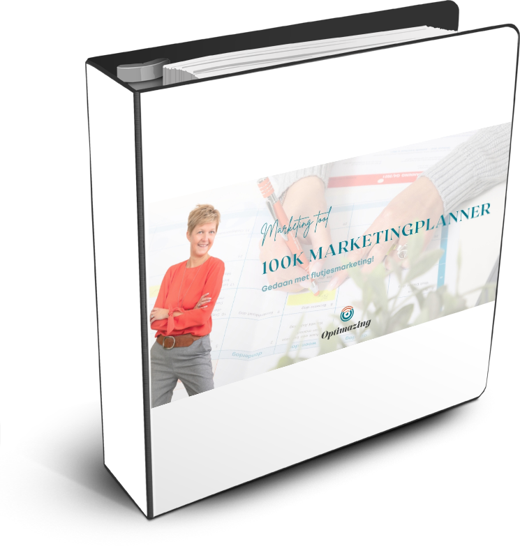 Optimazing 100K Marketingplanner - Editie 2023 met couponkorting