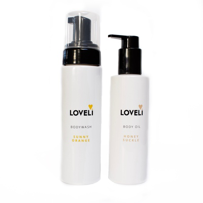 Loveli set Body wash en Body oil 200ml