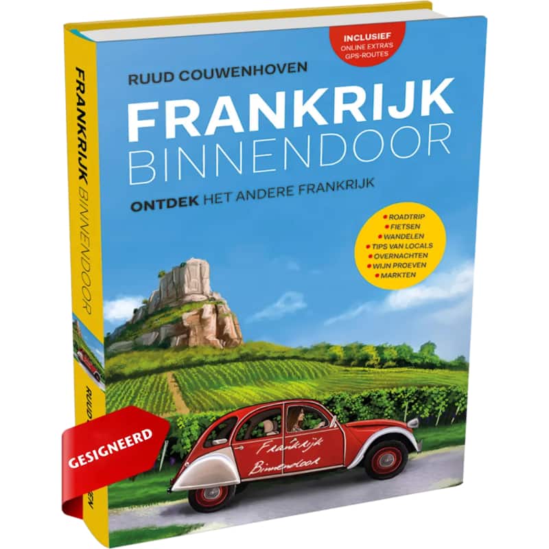 Boek gesigneerde versie Frankrijk Binnendoor