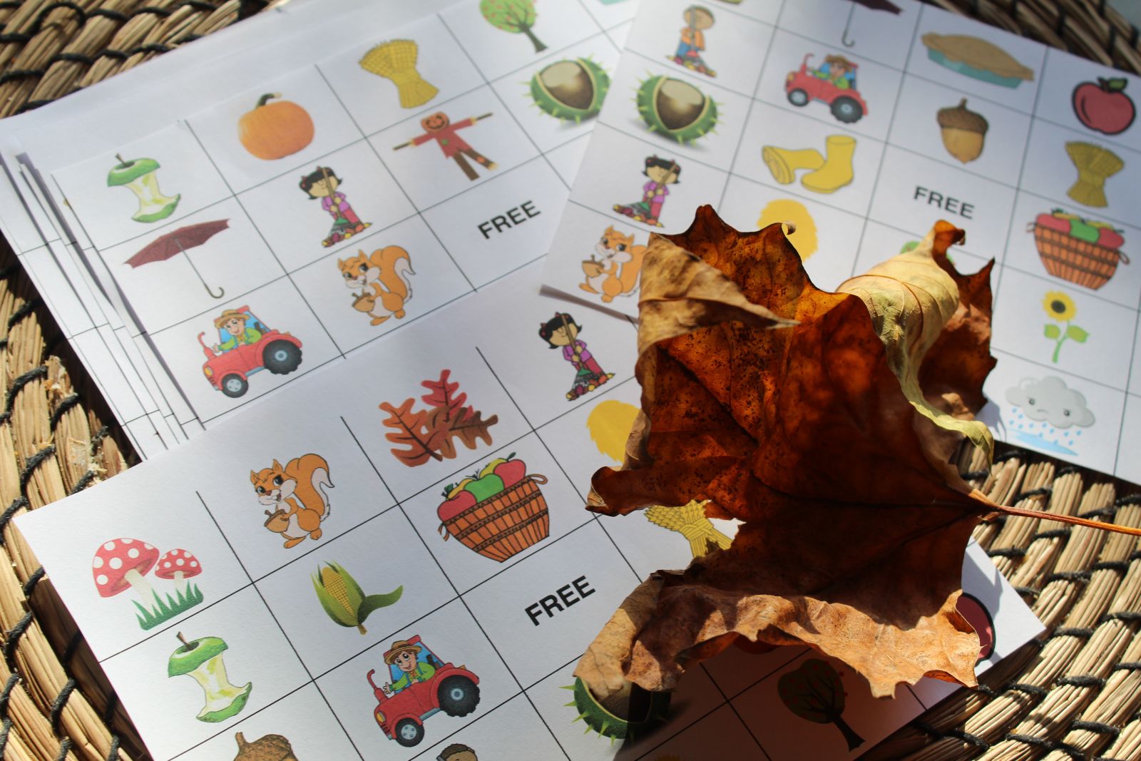 GRATIS herfst bingo 