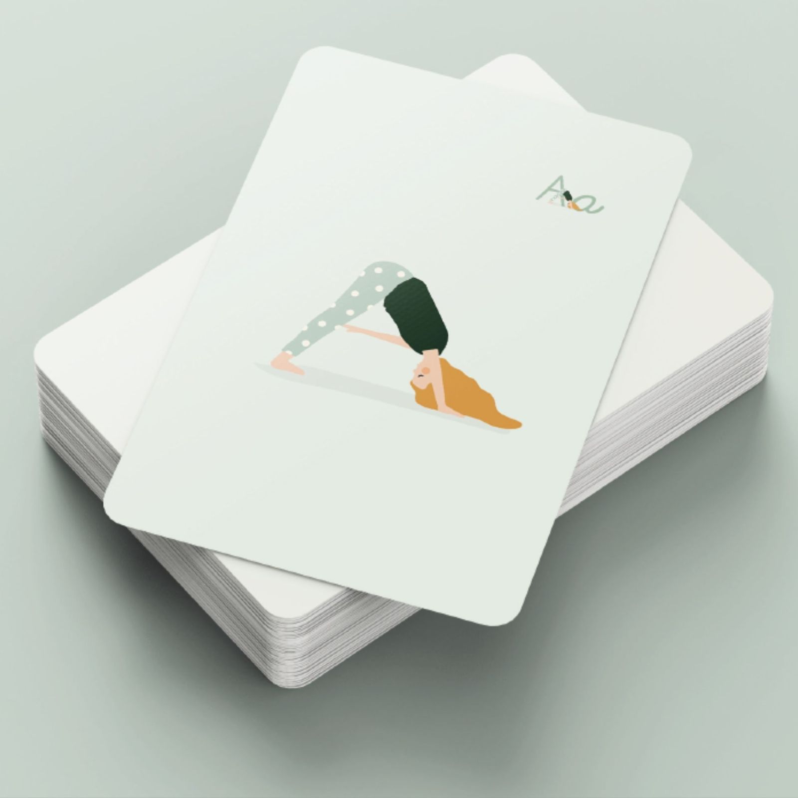 Yogaletter kaartenset, spelboek & poster