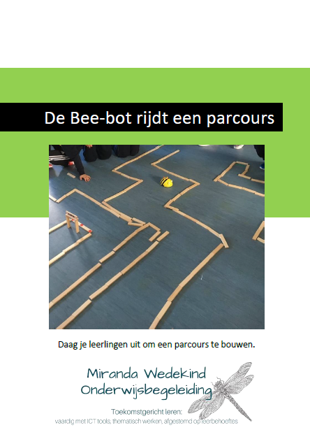 Lespakket De Beebot rijdt een parcours