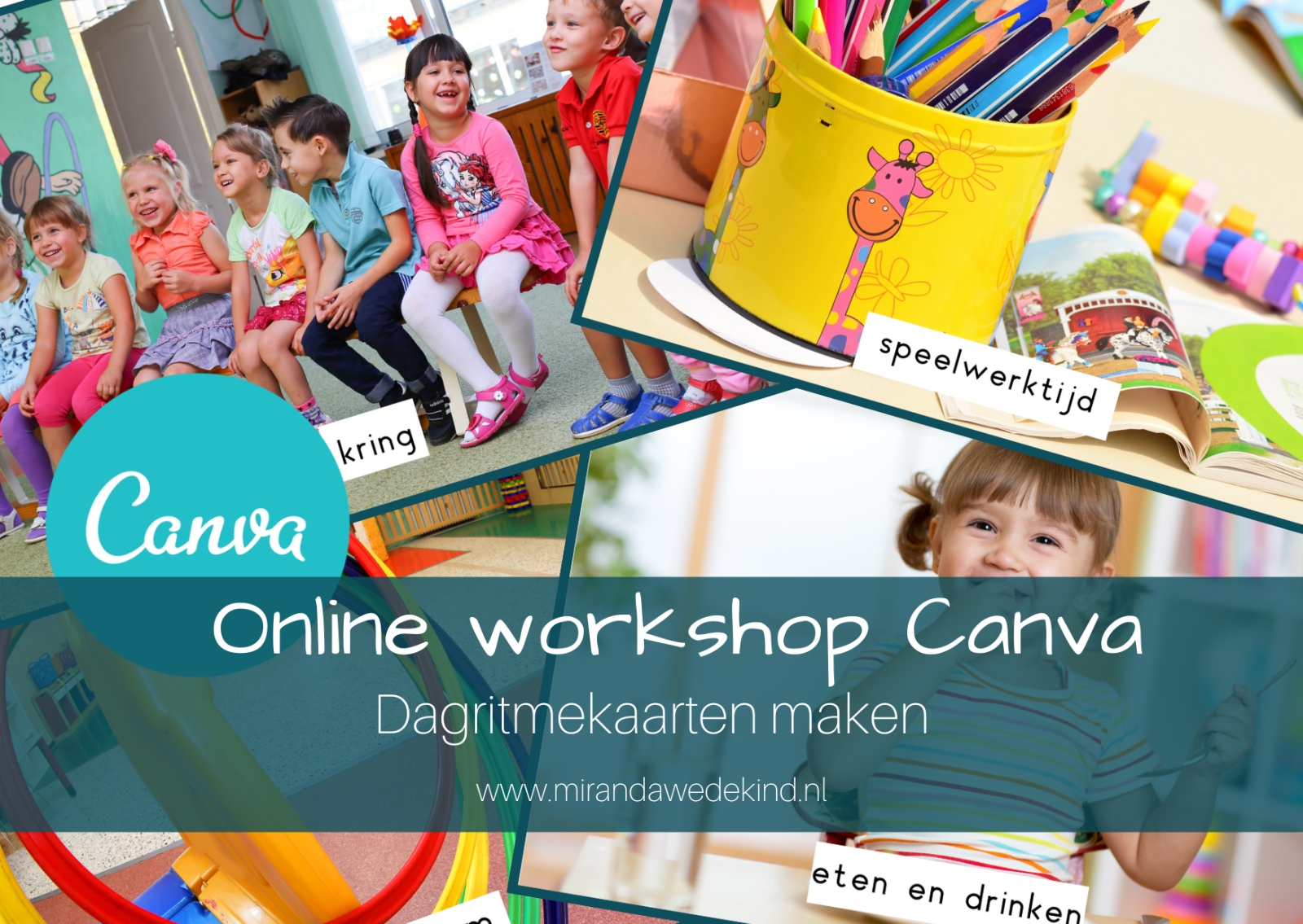Online workshop Canva- dagritmekaarten maken