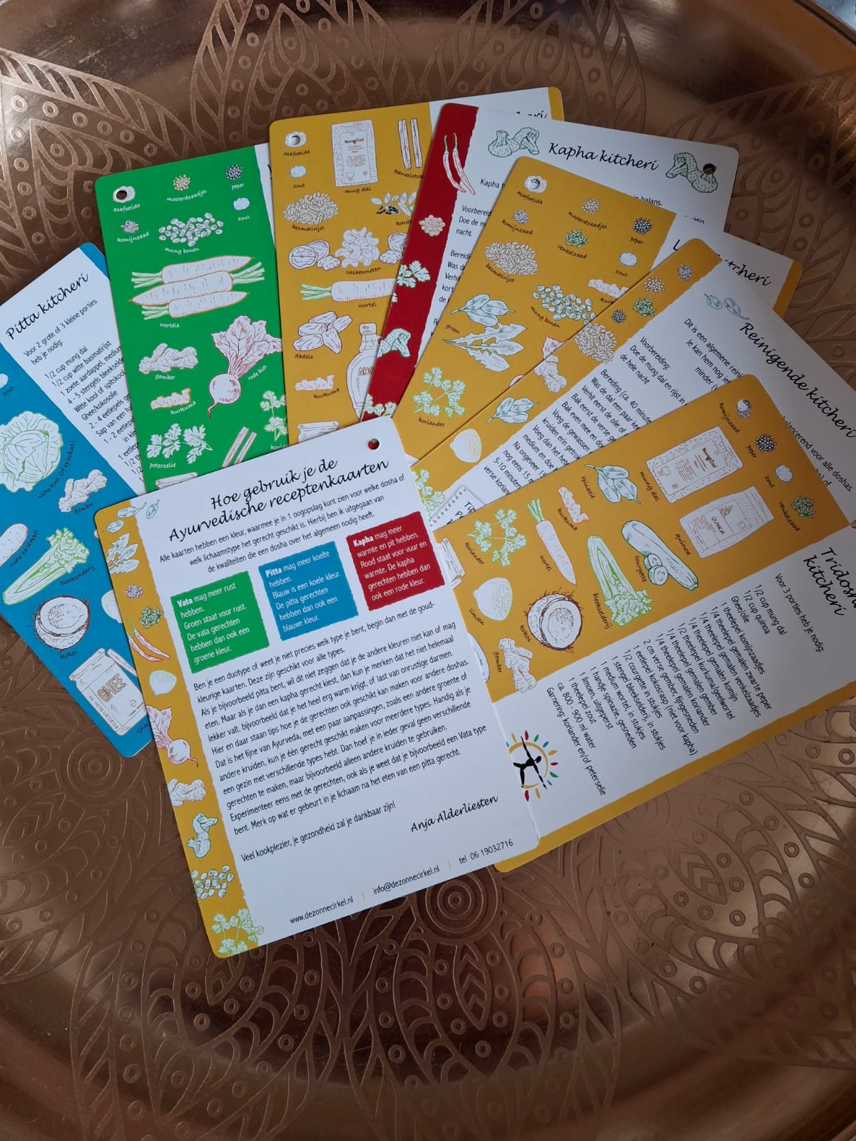 Kitcheri receptenkaarten