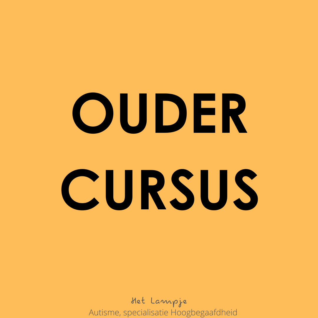 Oudercursus: Autisme in je kind herkennen (Professional - groep)