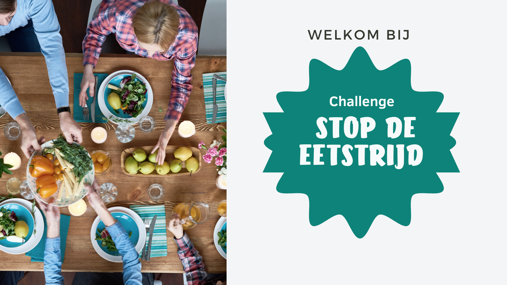 Challenge Stop de Strijd aan tafel