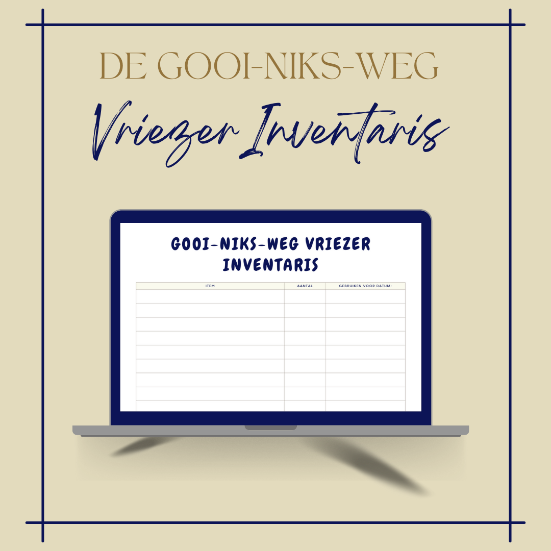 De Gooi-Niks-Weg vriezerinventaris