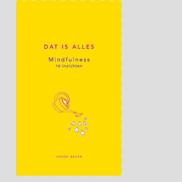 8250 ePDF "DAT IS ALLES Mindfulness - 10 inzichten", auteur Hende Bauer 2020