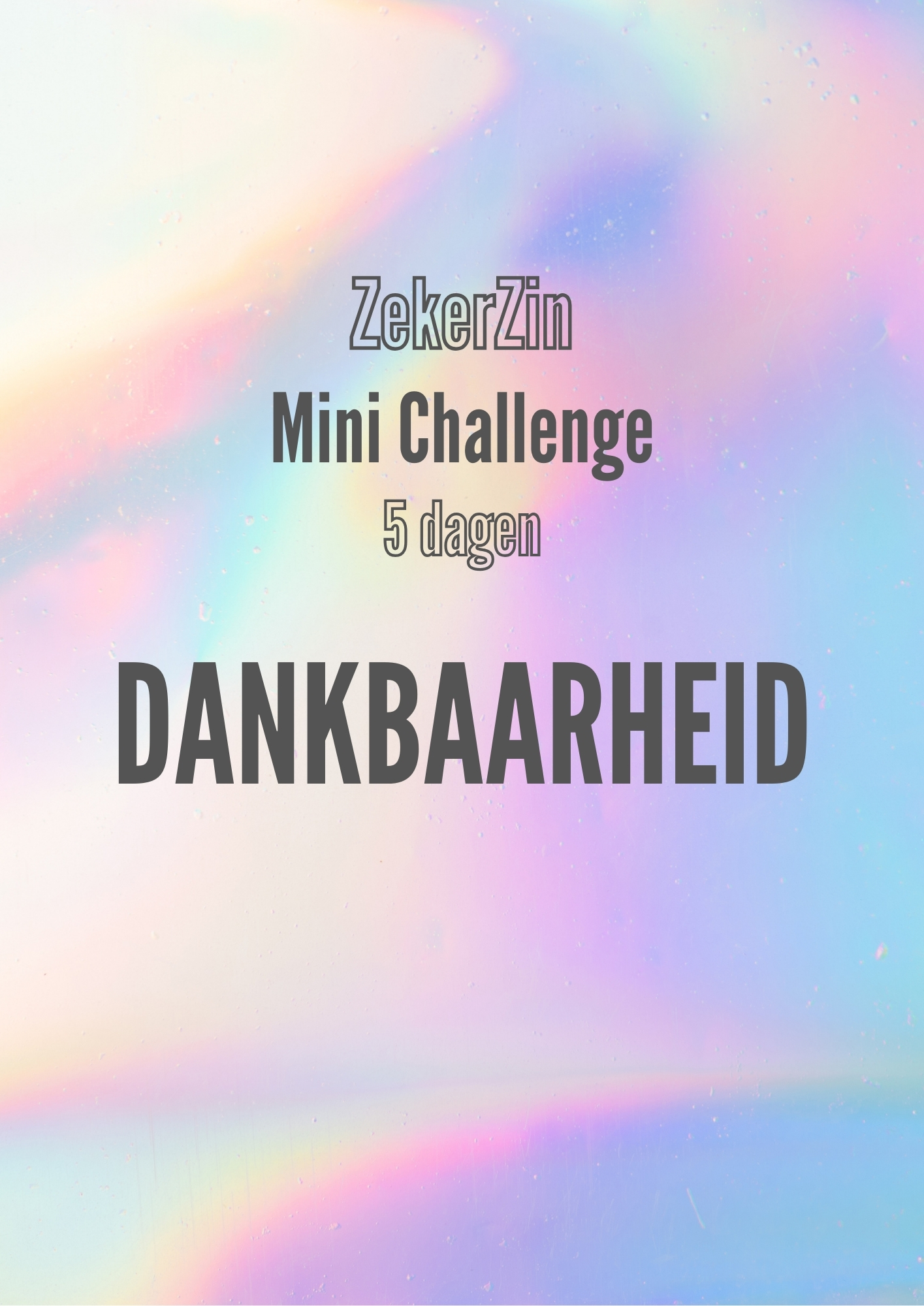 Mini Challenge Dankbaarheid!