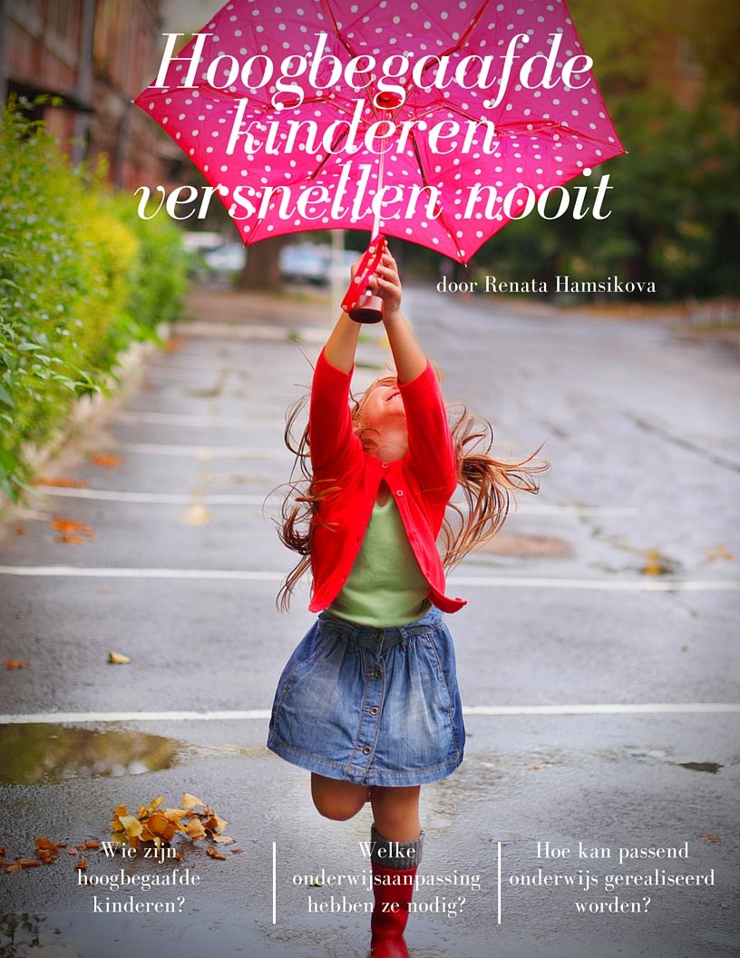 Hoogbegaafde kinderen versnellen niet 